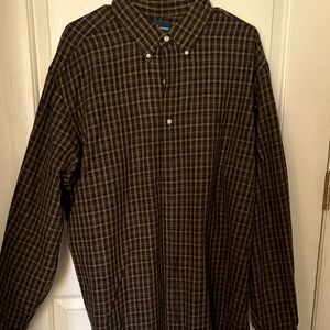 Ralph Lauren Green and Black Checkered Shirt